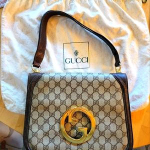 1964 Gucci Blondie bag Paris purchased. 11.5 inches wide, 9.5 inches tall.